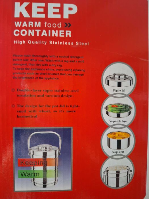 Новый термос для еды 1.8 литр качественный yangi termos ovqat uchun