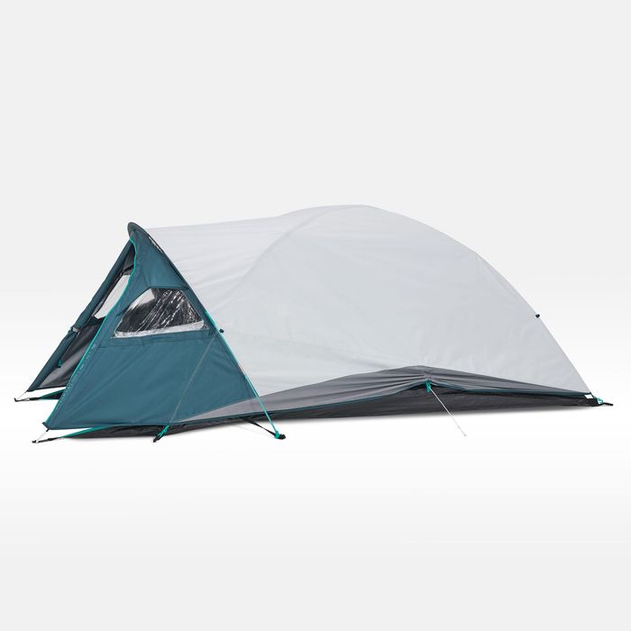 Cort de camping 2 locuri, Mh100 Xl Fresh - produs resigilat Decathlon