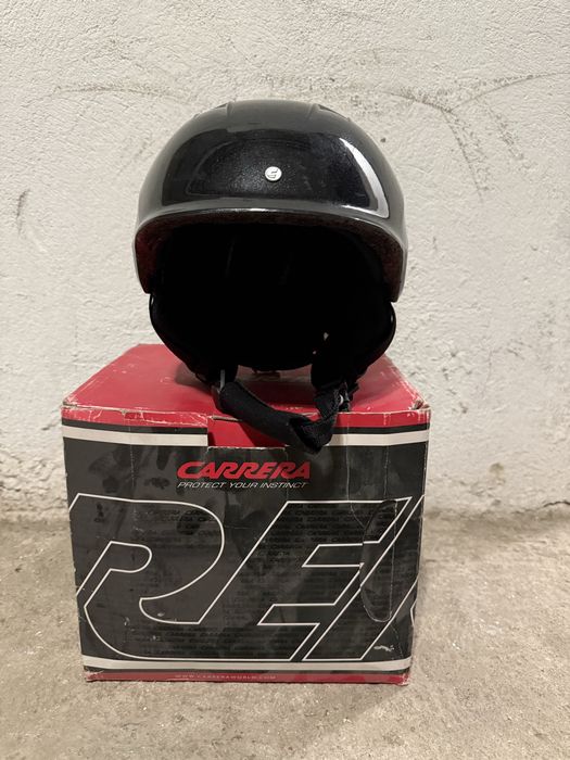 Дамска каска Carrera C-Lady CKW – черна, размер 51–54 см (нова)