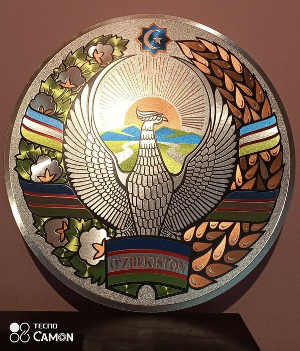 Герб Узбекистана Oʻzbekiston Gerbi Gerb yetkazib beriladi
