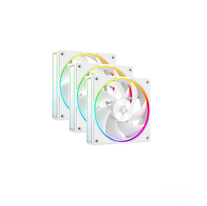 ' Комплект вентиляторов ID-Cooling AF-127-ARGB-W TRIO (White)