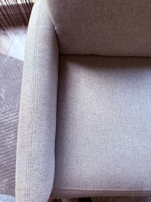 Сив разтегателен фотьоил с ел. механизъм