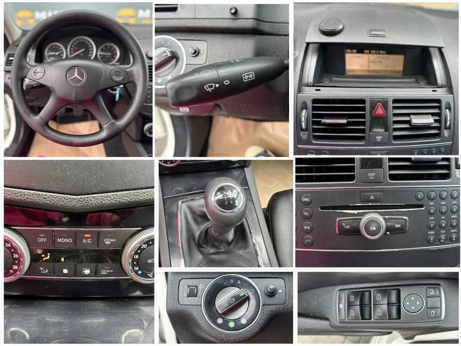 Mercedes C-Klasse 2.2 Diesel (163 CP) 2008 Euro 4 | Rate fixe | Garantie