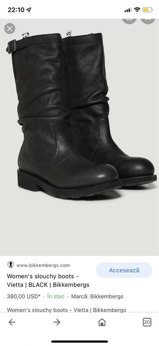 Cizme / Ghete Bikkembergs Slouchy Vietta size 38 de dama 100% piele