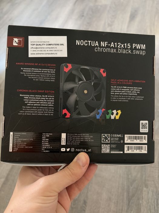 Ventilator slim NOCTUA NF-A12x15 PWM