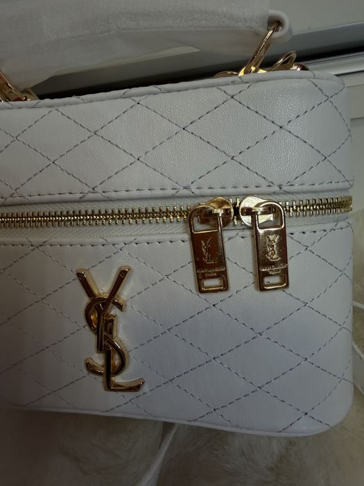 Дамска бяла чанта ysl