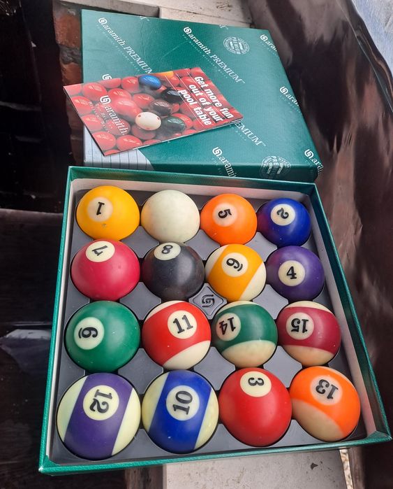 Vand set bile biliard Aramith Premium.