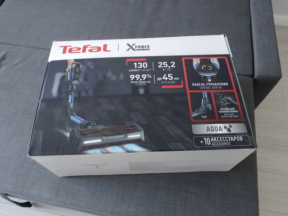 Продам пылесос Tefal (моющий и сухой уборки)