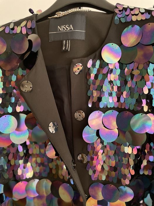 Pardesiu de ocazie cu paiete Nissa