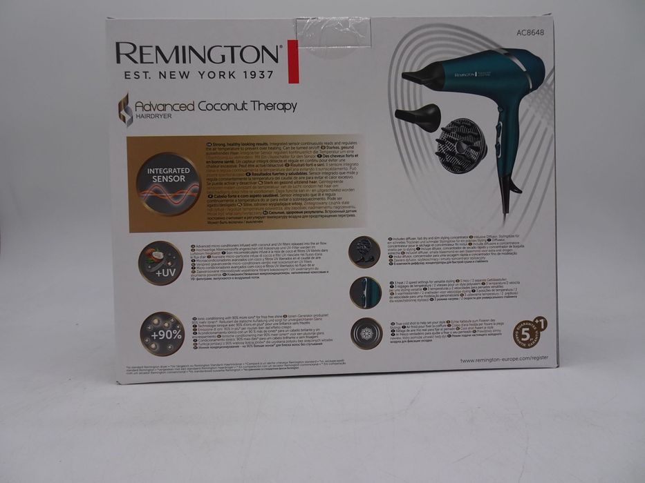 Uscator de par Remington AC8648, 2300W, 3 nivele de caldura, 2 viteze