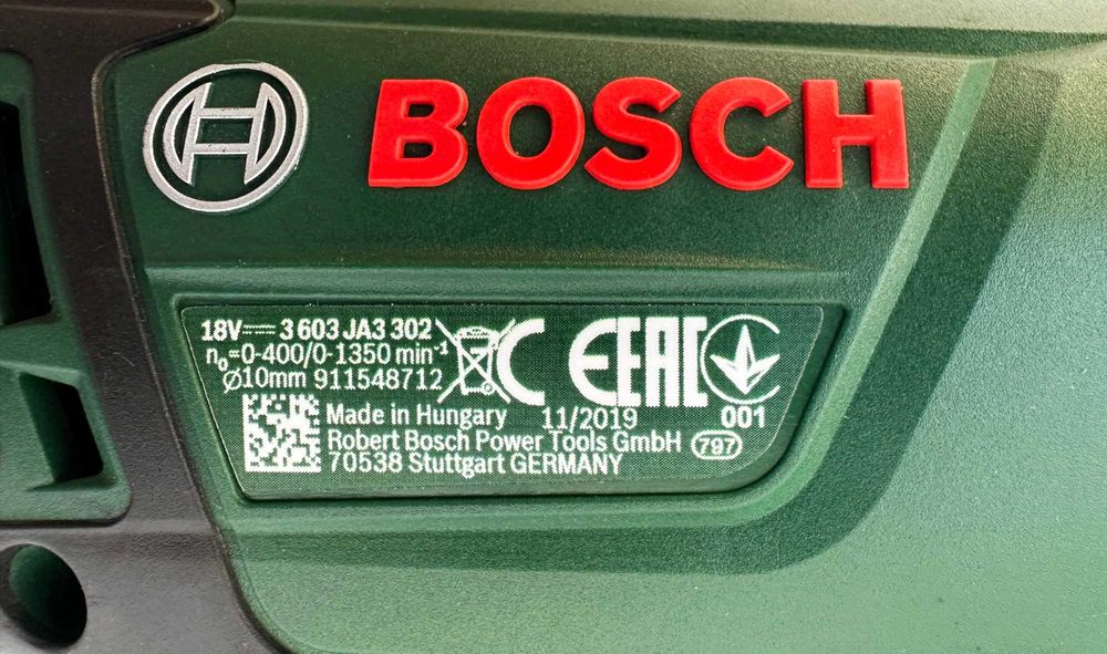 BOSCH PSB 1800 Li-2 - Ударен винтоверт 18V 2.5Ah като нов!