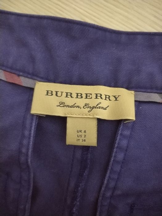 Jeans Burberry, culoare bleu