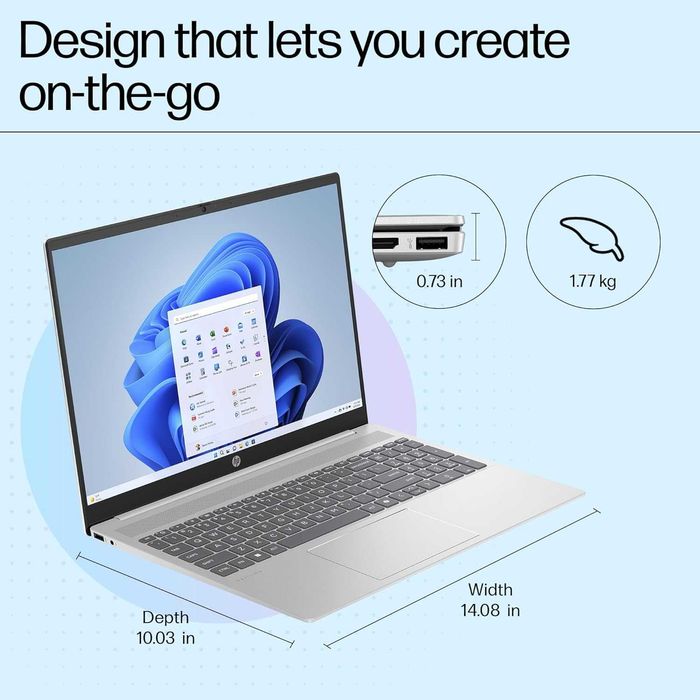 HP Pavilion plus 16 IPS, 2K, WUXGA Intel Core Ultra 5-125U 16GB  512GB