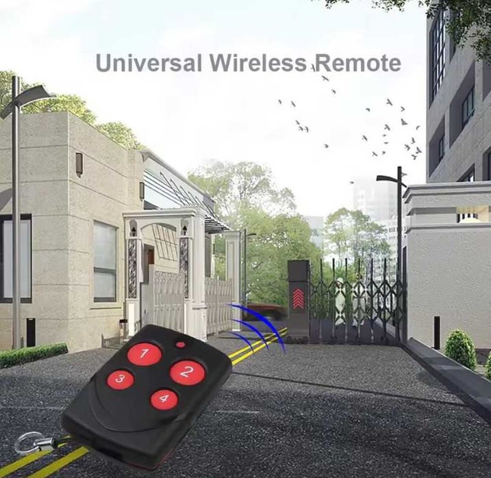 Универсалнo дистанционнo за гараж, портал и бариера / 433MHz 433.92MHz / 270-868MHz || Fixed / Learning / Rolling Code