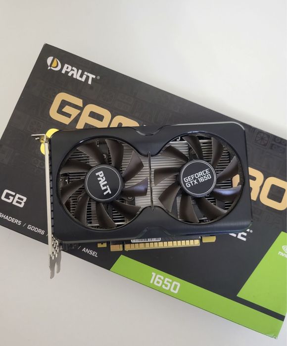 Видеокарта gtx 1650 palit