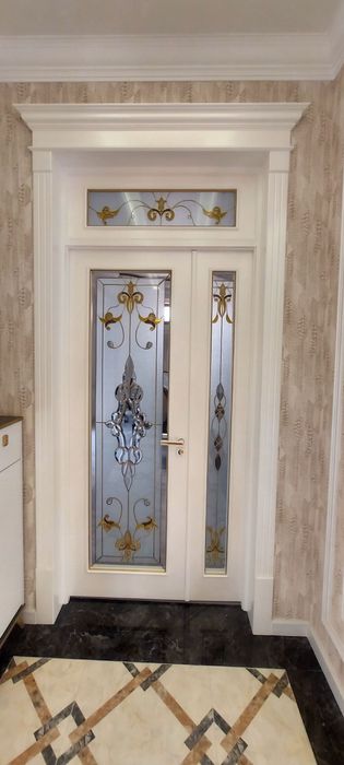 Витраж. Ойналарга гул солиш хизмати. Hayat_Glass_Vitraj