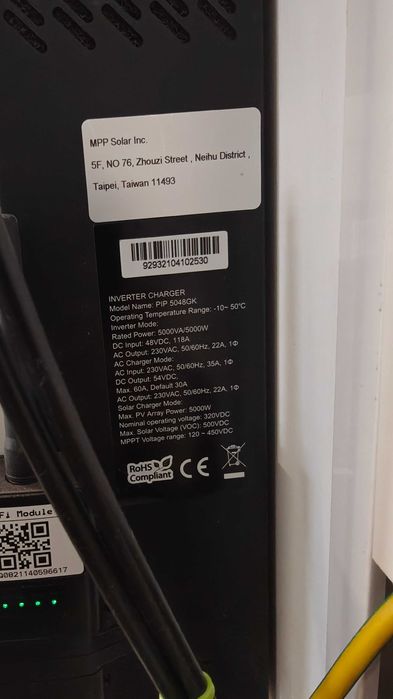 Соларен инвертор 5kW + WiFi модул