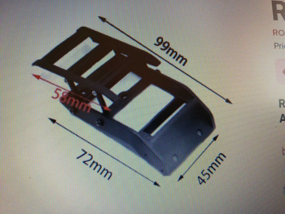 Automodel scara 90mm, scara dubla retractabila 100mm pt crawler dela