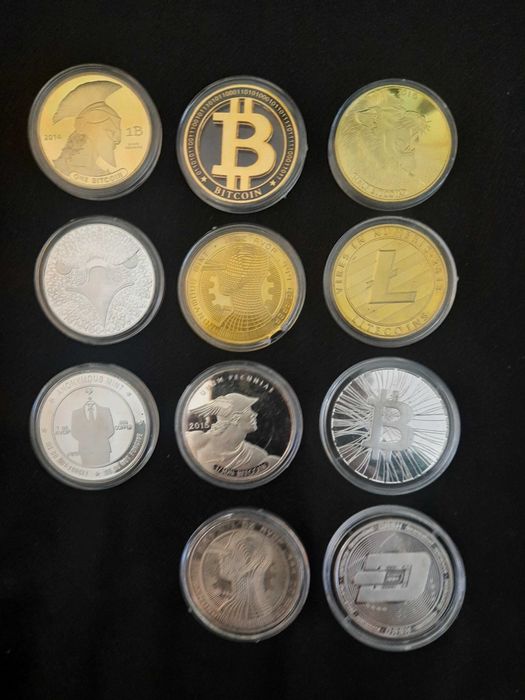 Биткойн сувенирни монети