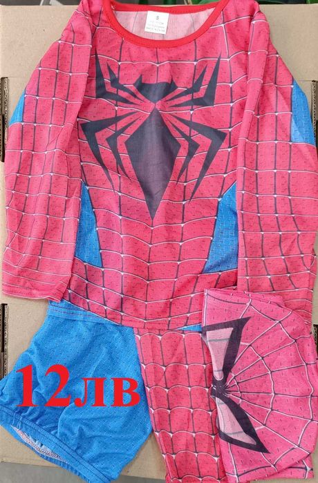 Детски Косюми на Спайдърмен, Хълк, Капитан Америка и Супермен