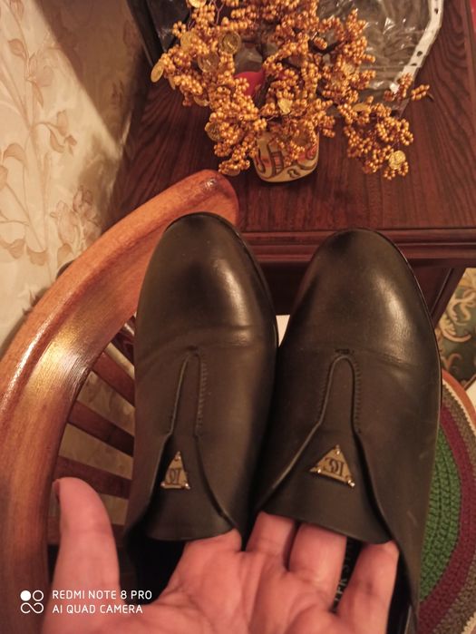 Женский обувь, кожа