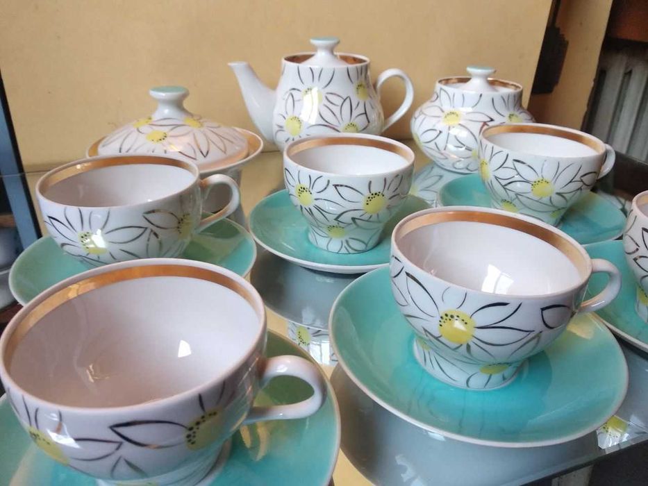 Сервиз "Ромашки" знак качества СССР