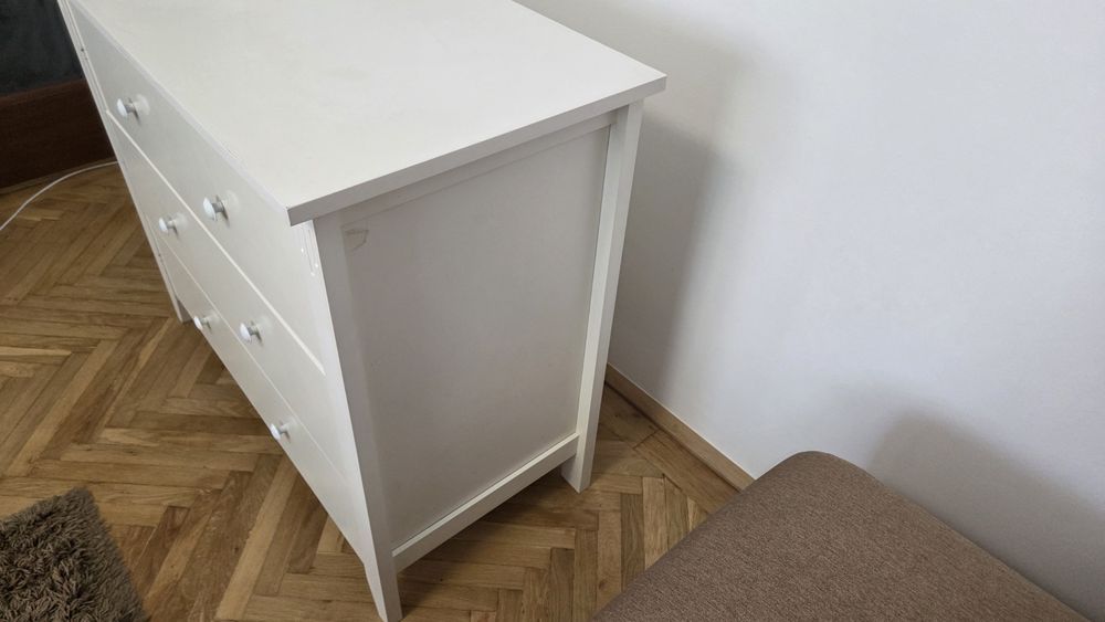 Comodă 3 sertare - ALB