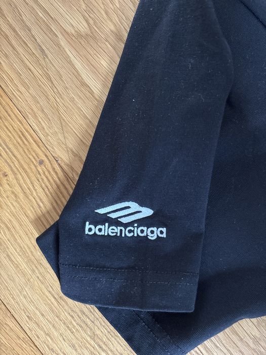 Tricou Balenciaga logo