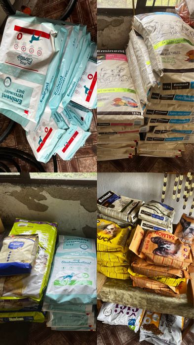 Храна за малки и големи кучта, и котки