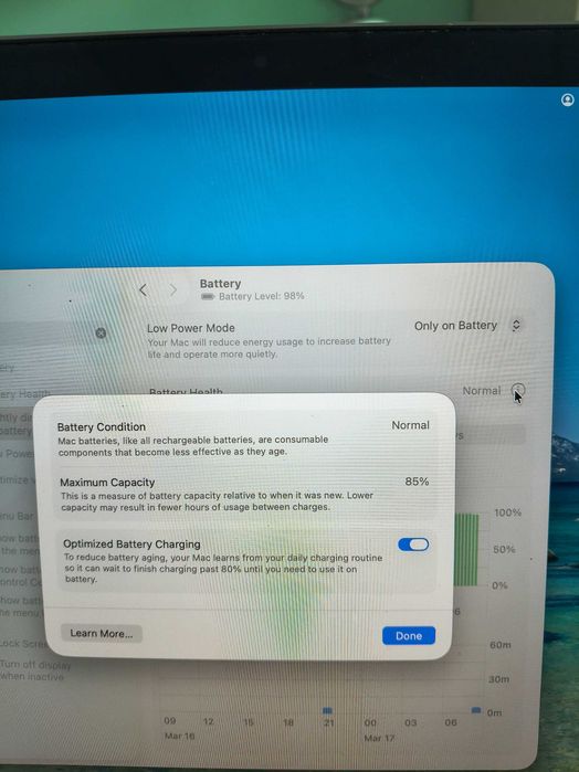 Apple MacBook Pro M1 chip, 16GB RAM, 256 GB SSD, 2020