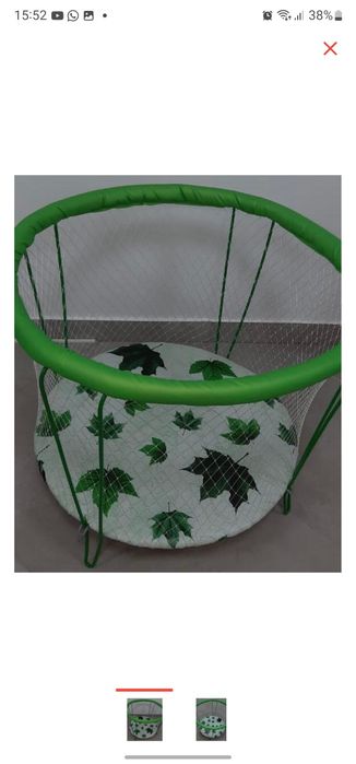 Манеж круглый складной