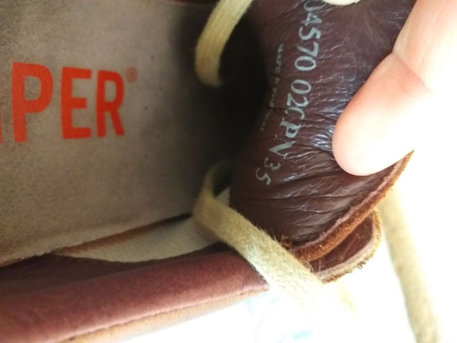 Pantofi CAMPER nr 35 piele naturală