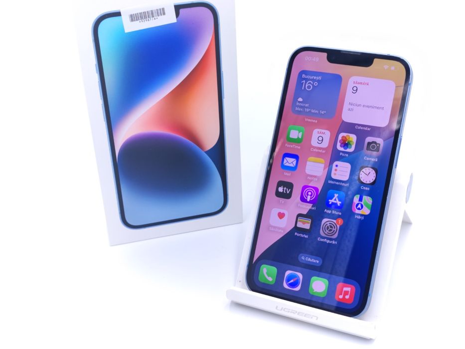 Apple iPhone 14 128GB Blue 6GB Single SIM, Garantie 24 luni | #D92987