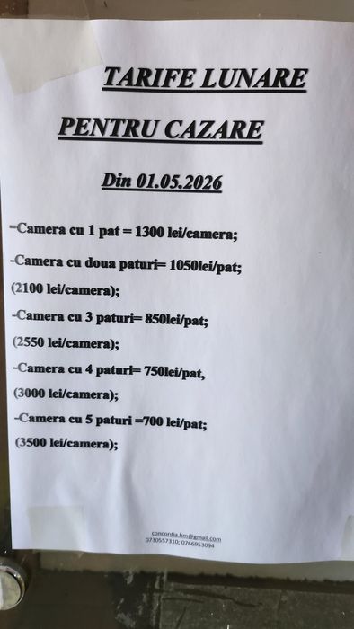 Inchiriez spatii cazare