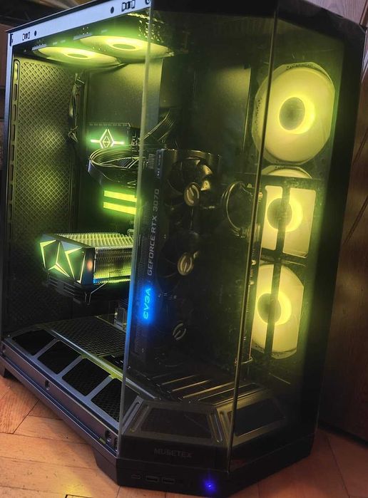 Геймърски компютър Ryzen 5 7500f, GeForce RTX 3070 , 16gb ddr5, 1tb nvme