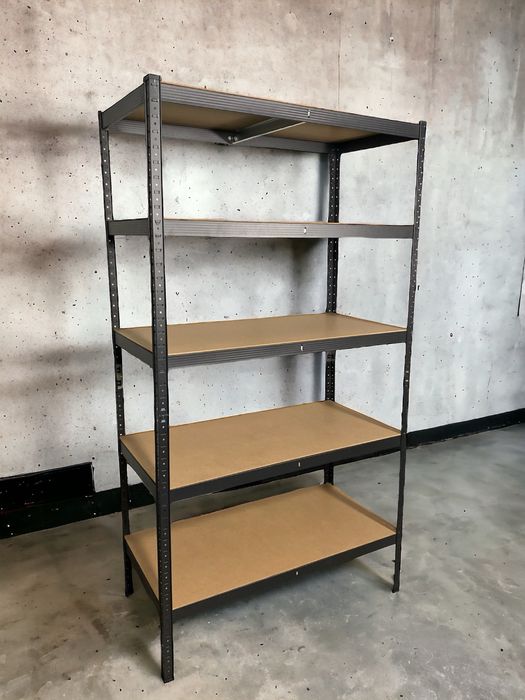 Български метален стелаж с 5 нива до 100 кг всяко - ПРОМО