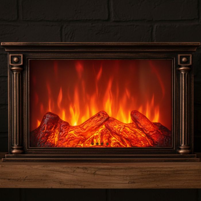 Стил: Класически;
Цвят: Бронз;
Материал: Корпус от смола; електрическо