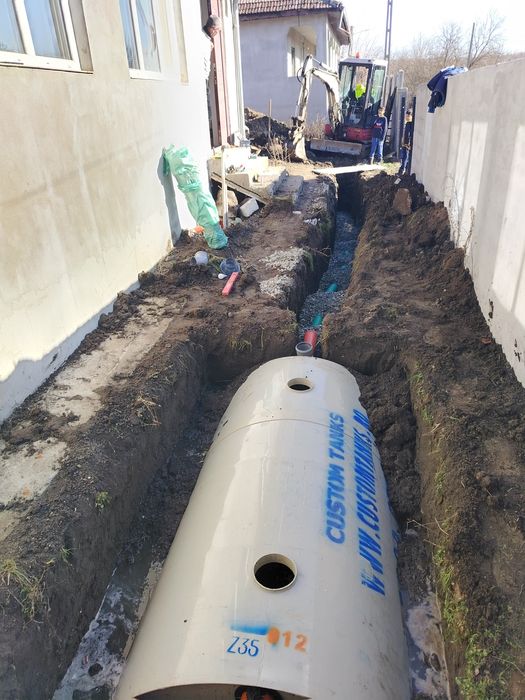 Fosa septica ecologica cu montaj