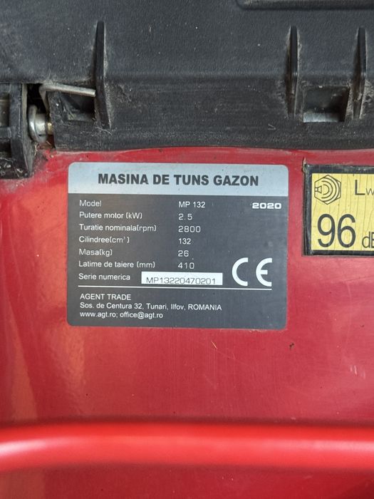 Mașină de tuns iarba Media Line MP132