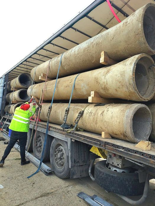 Tuburi de beton la 5.20 m lungime