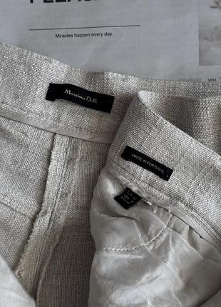 Massimo Dutti брюки лен