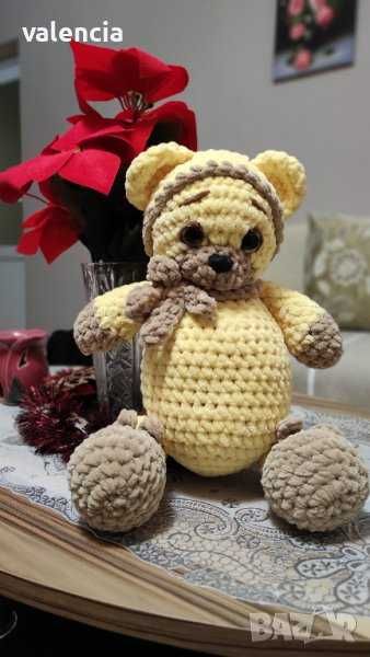 Плетена играчка мече