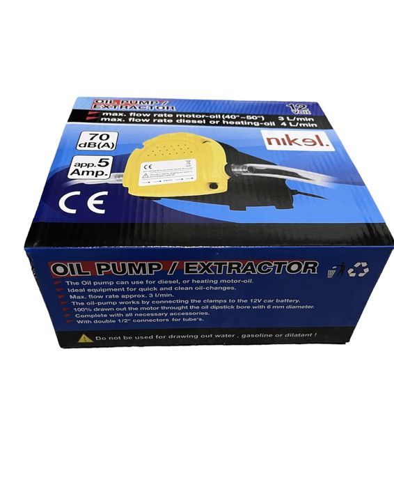 Електрическа помпа 12v за източване на масло ,течности, дизел, и др .