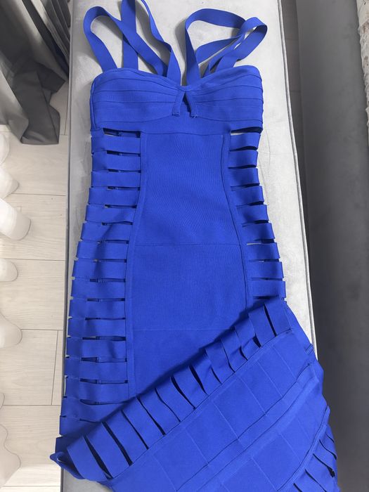 Дълга бандажна секси рокля, размер С