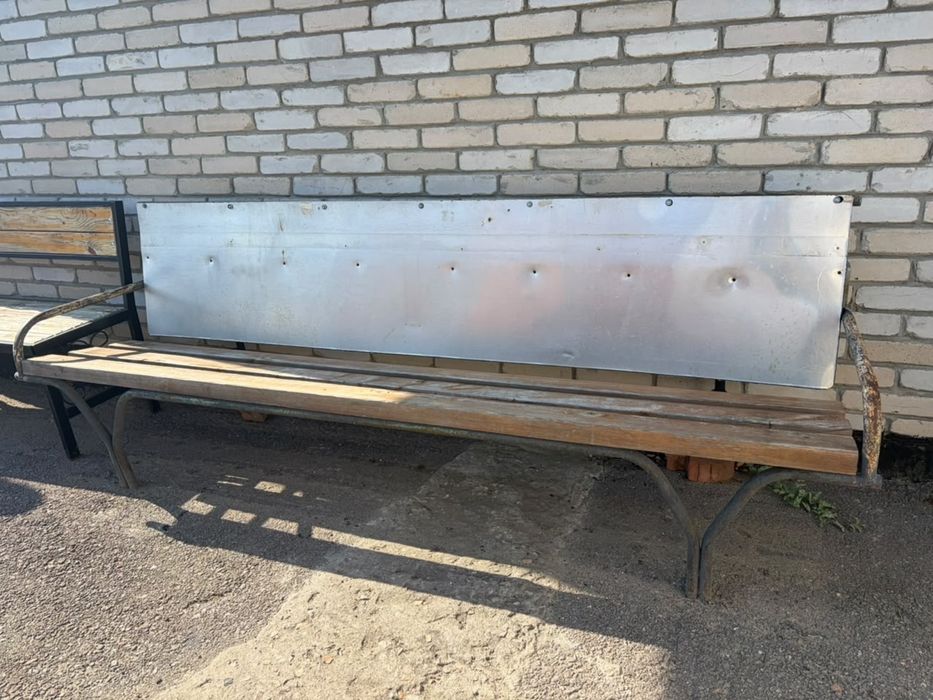 Скамейка со спинкой