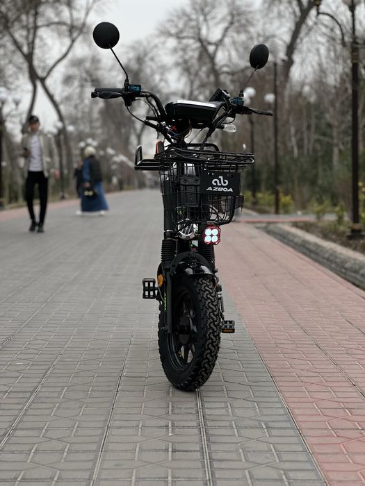 100km bitta akumlyator bilan monster skuter!!!