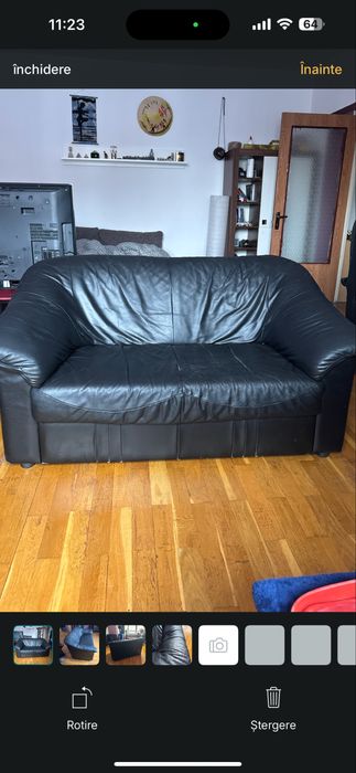 Canapea de piele natirala