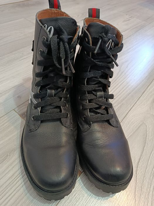 Ghete Muyters din piele naturala Punk Rock Goth Alternative mărimea 38