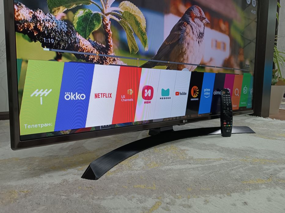 Телевизор LG 43" Wi-fi YouTube Смарт ТВ.
