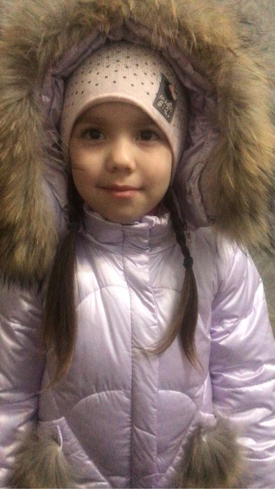 Пуховик на девочку